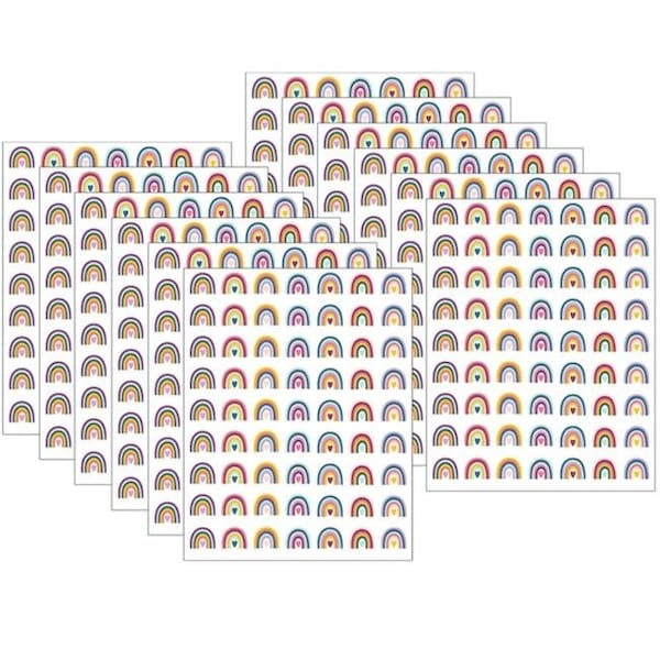 Teacher Created Resources Teacher Created Resources TCR9055-12 Oh Happy Day Rainbows Mini Stickers - Pack of 12 TCR9055-12 - main